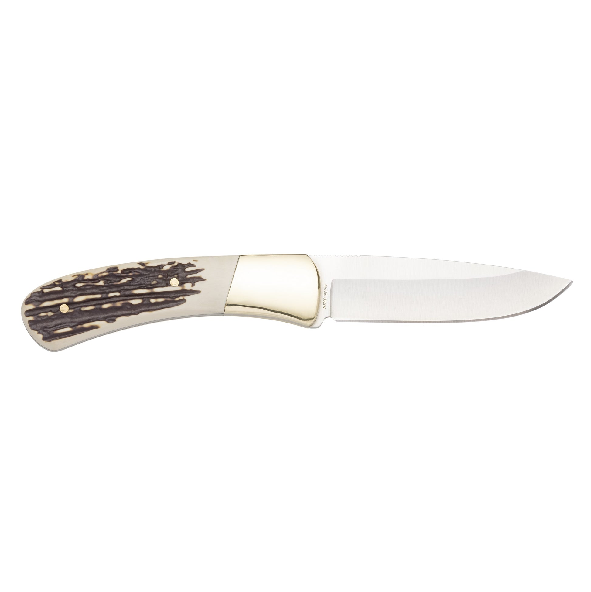 Stag Fixed Blade Knife Back