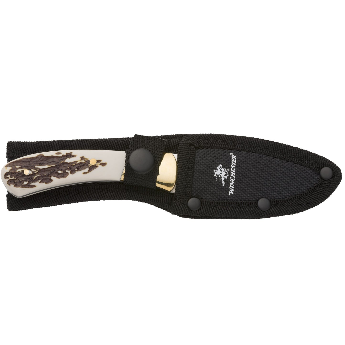 Stag Fixed Blade Knife in Sheath