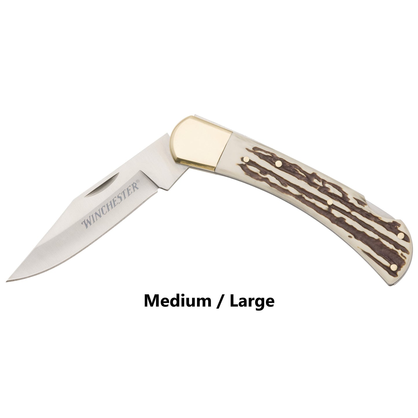 Stag Lockback Knife Medium Large Hinged