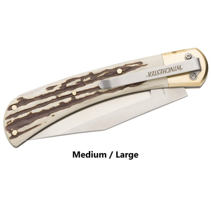 Stag Lockback Knife Medium Large Closed